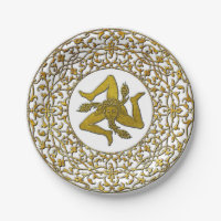 Sicilian Trinacria and Filigree