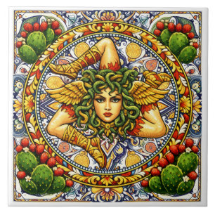Sicilian Trinacria   Ceramic Tile