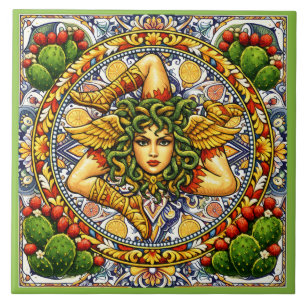 Sicilian Trinacria   Ceramic Tile