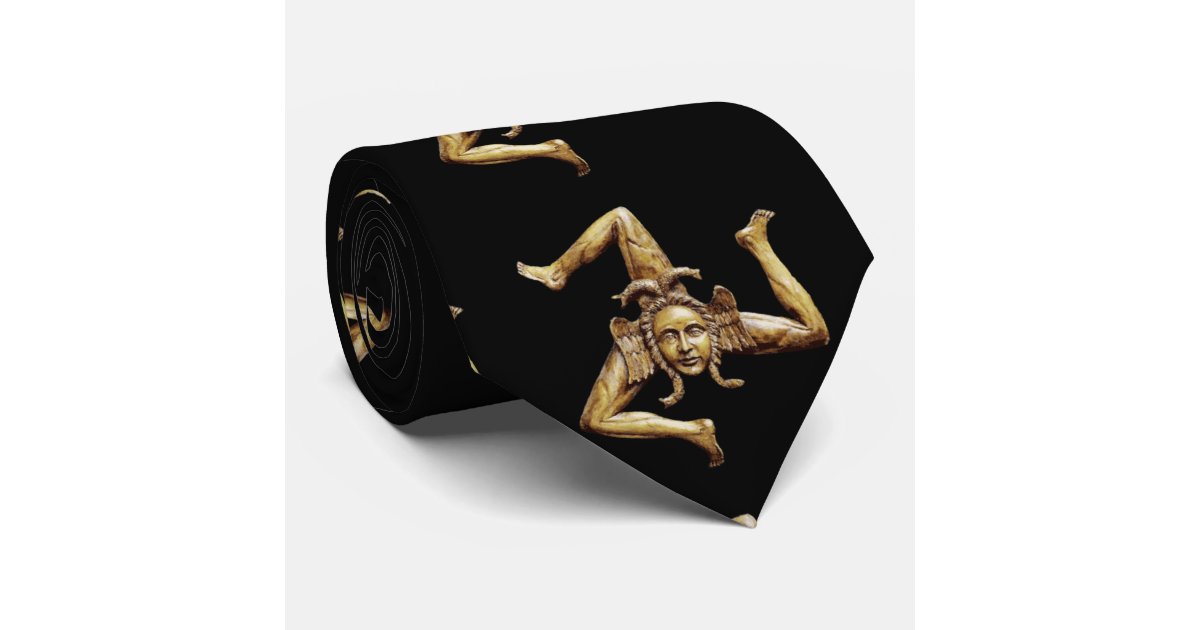 Sicilian Trinacria Neck Tie | Zazzle