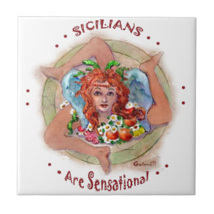Sicilians are Sensational Ceramic Tile