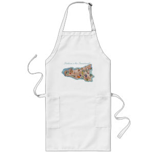Sicilians are Sensational Long Apron