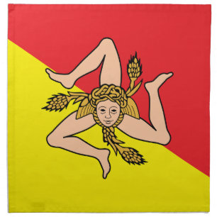 Siciliy Flag MoJo Napkin