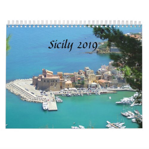 Sicily 2019 calendar