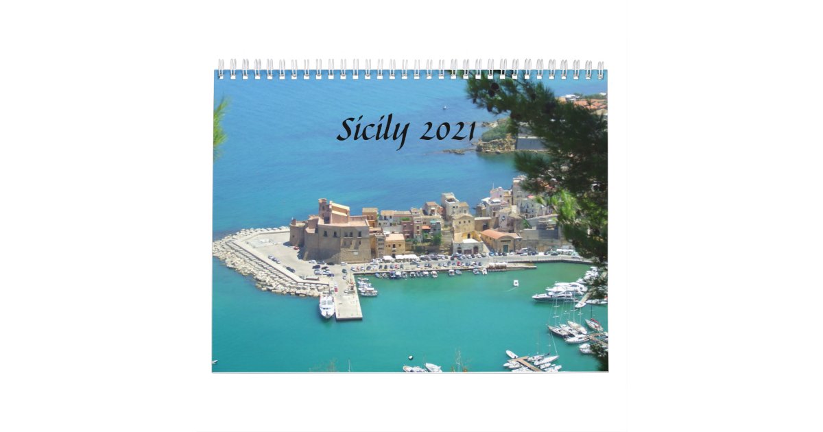 Sicily 2021 calendar | Zazzle.com