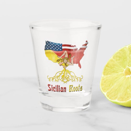 Sicily American Roots Sicily Shot Glass