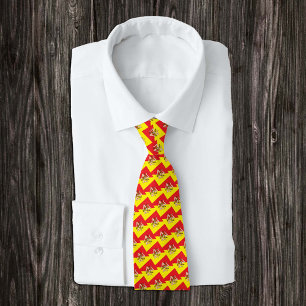 Sicily business fashion Ties, Sicilian Flag Neck Tie