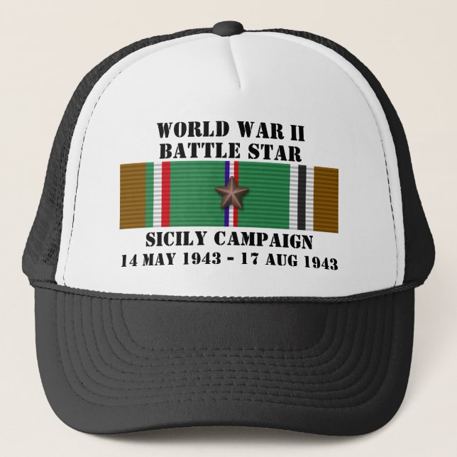 Sicily Campaign Trucker Hat (Front)