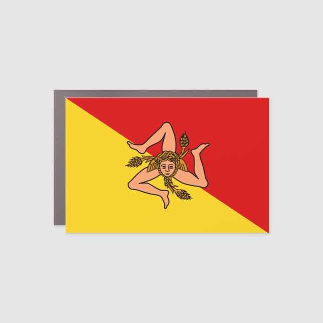 Sicily Car Magnet (Front)