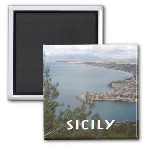 Sicily Coast Photo Magnet