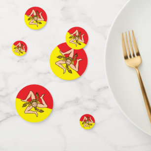 Sicily Confetti, party, Sicilian Flag Confetti