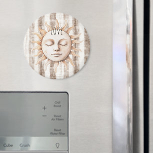 Sicily Cream Rustic Cream Sun Stripes Magnet