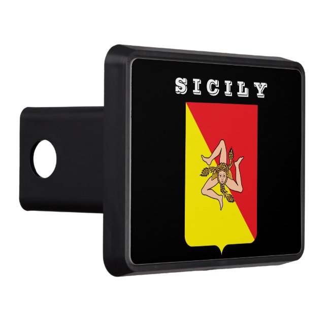 Sicily Flag Hitch Cover 2" Receiver (Right)