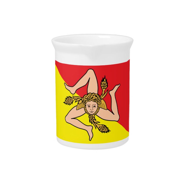 Sicily Flag Pitcher (Front)