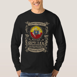 Sicily Flag Proud Sicilians Men & Women T-Shirt