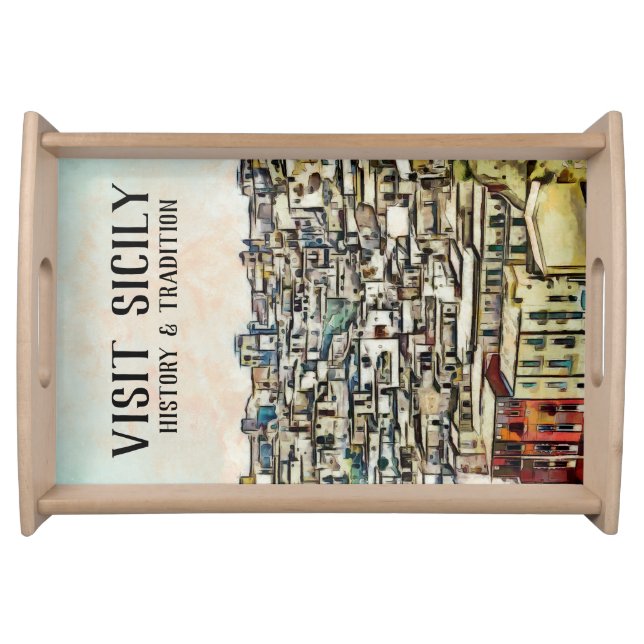 Sicily - HISTORY & TRADITION Serving Tray (Front)