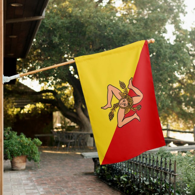 Sicily House Flag (In SItu)