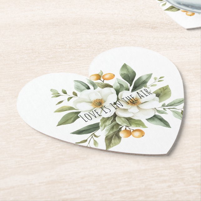 Sicily Italian Rustic Blue Stripes Bridal Shower Paper Coaster (Angled)