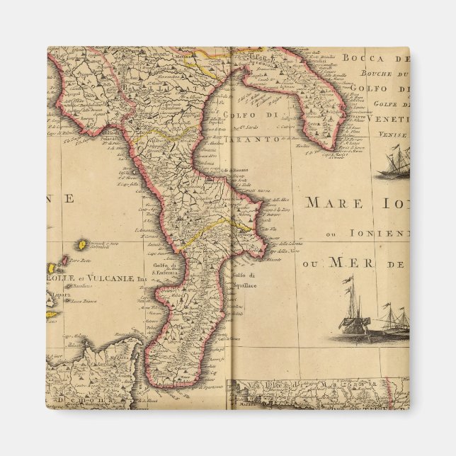 Sicily Italy Magnet (Front)