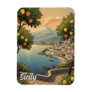 Sicily Italy Magnet