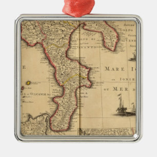 Sicily Italy Metal Ornament
