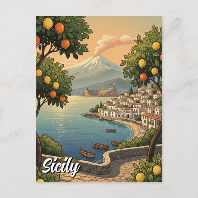Sicily Italy Postcard (Front)