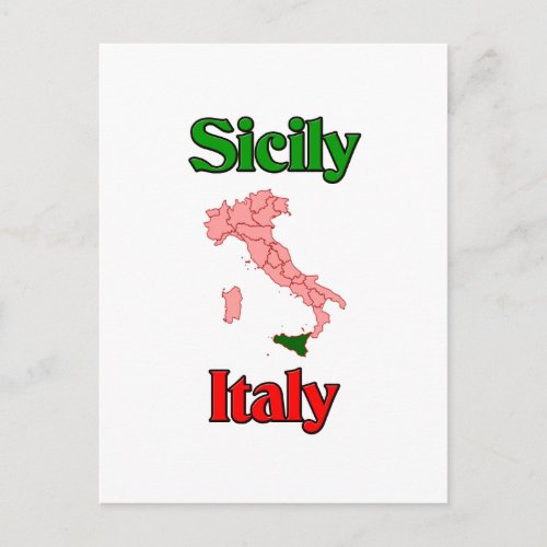Sicily Italy Postcard