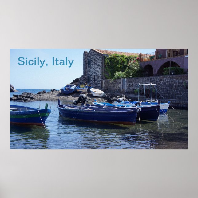 Sicily Italy Poster (Front)