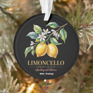 Sicily Italy Proud Sicilian Fresh Italian Lemons Ornament