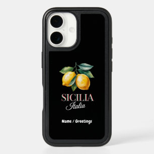 Sicily Italy Proud Sicilian Fresh Italian Lemons iPhone 16 Case