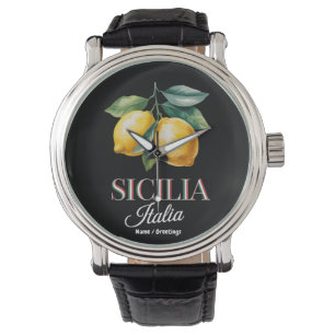 Sicily Italy Proud Sicilian Fresh Italian Lemons Watch