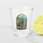 Sicily Italy Travel Art Vintage