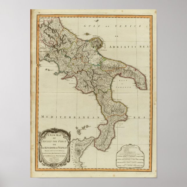 Sicily, Kingdom of Naples Poster (Front)