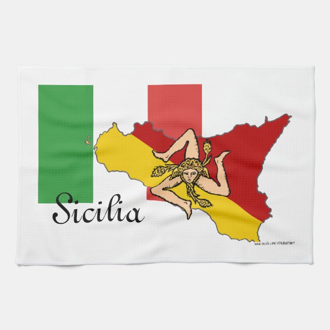 Sicily Kitchen Towel (Horizontal)