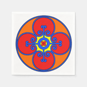 Sicily Mediterranean Design Paper Napkins