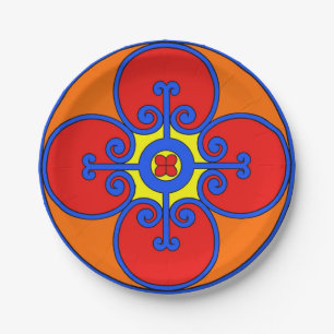 Sicily Mediterranean Design Paper Plates