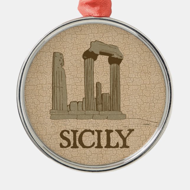 Sicily Premium Ornament (Front)