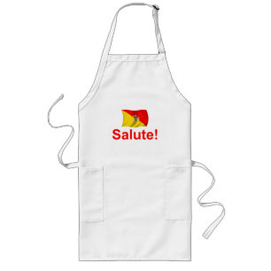 Sicily Salute! Long Apron