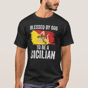 Sicily Sicilian Flag T-Shirt