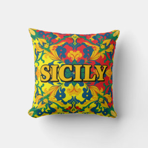 Sicily Sicilian Throw Pillow