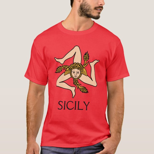 Sicily - Sicilian Triskelion Shirt (Front)