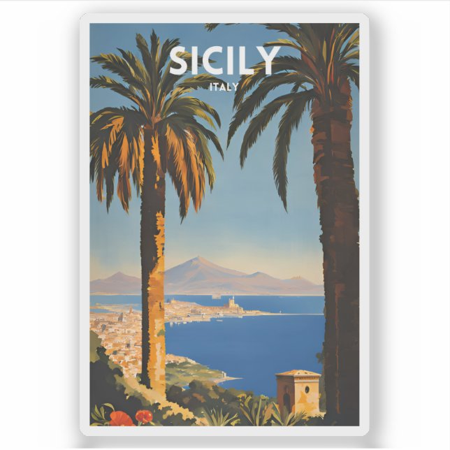 Sicily Sticker (Front)