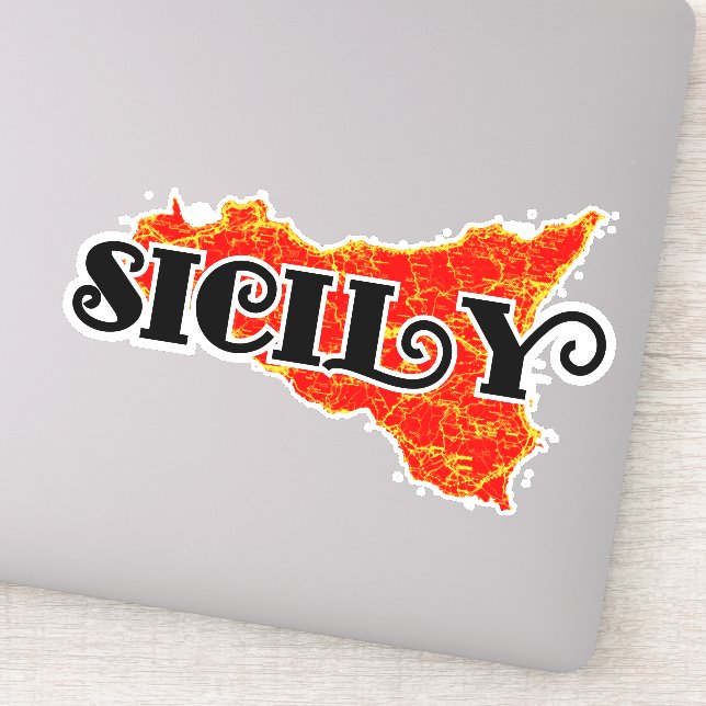 Sicily Sticker (Detail)