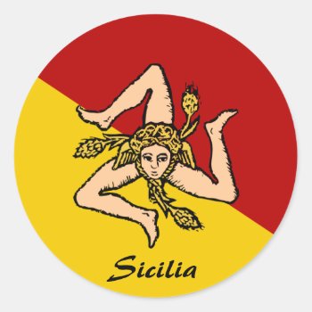 Sicily Stickers by stradavarius at Zazzle