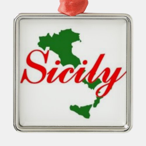 SICILY _ THE ITALIAN ORNAMENT FOR YOUR TREE
