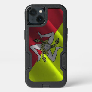 Sicily waving flag - iPhone 13 case