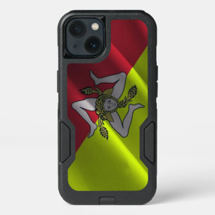 Sicily waving flag - iPhone 13 case