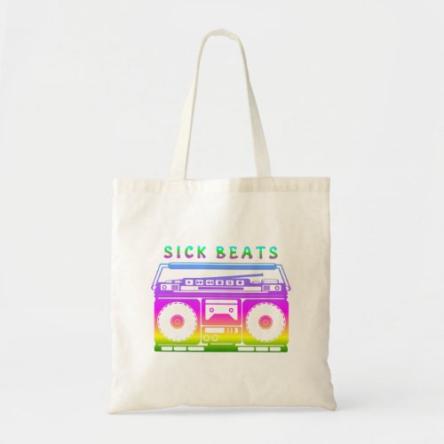 Sick Beats 1980S Stereo Tote Bag