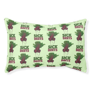 Sick Beets (Beats) Red Beet Vegetable Garden Pet Bed