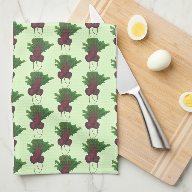 Sick Beets (Beats) Red Beetroot Garden Vegetable Towel (Quarter Fold)